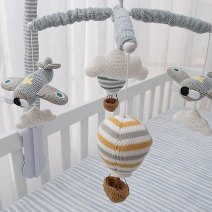 Living Textiles - Baby Music Mobile, Crib Toy, Up up and Away