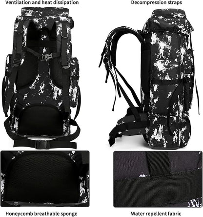 Hiking Backpack for Men 70L/100L Camping Backpack Military Rucksack Molle 3 Days Assault Pack for Climbing