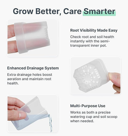 12 Pack 2" Mini Self Watering Pots
