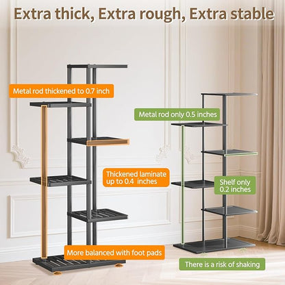 LASZOLA 5 Tier Plant Stand Indoors Outdoors