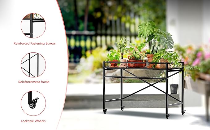 Zhongma Sturdy Metal Plant Stand