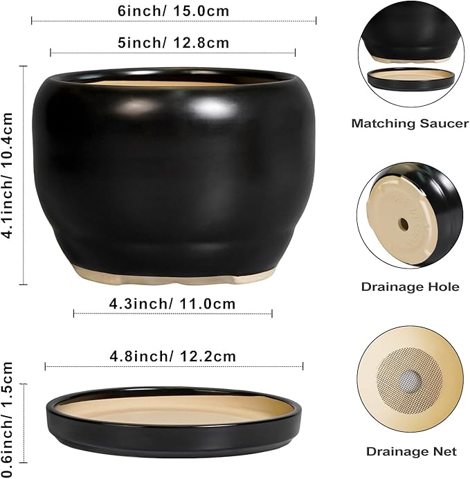 SQOWL Ceramic Plant Pot