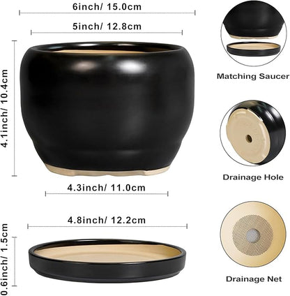 SQOWL Ceramic Plant Pot