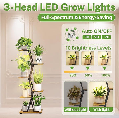iDavosic.ly 5 Tier Indoor Plant Stand
