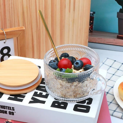 Maredash 4pcs Overnight Oats Containers