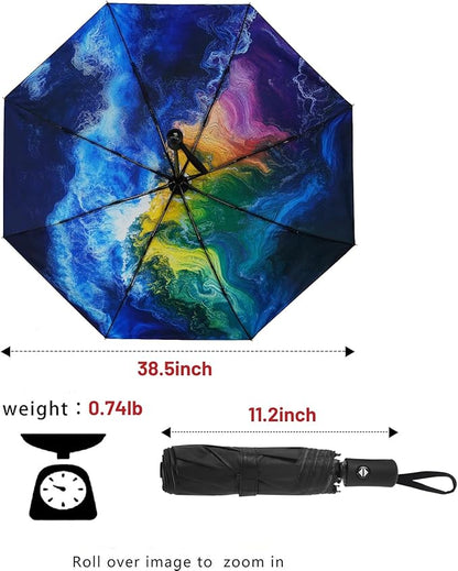 SY COMPACT Travel Umbrella Windproof Automatic Umbrellas Small Compact UV Sun Protection Factory Outlet Umbrella