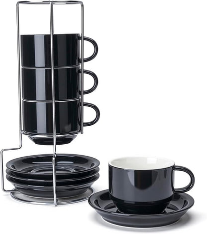 Sweese 8 Ounce Stackable Cappuccino Cups