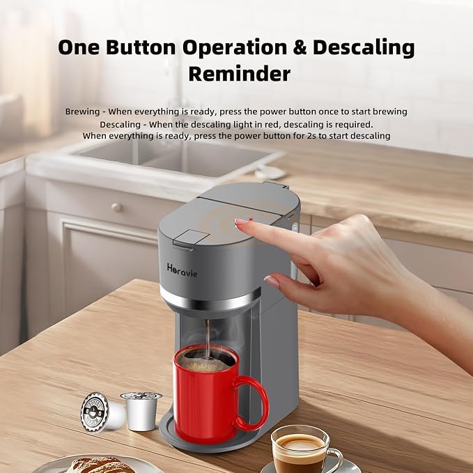 Horavie Mini Single Serve Coffee Maker