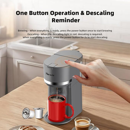Horavie Mini Single Serve Coffee Maker