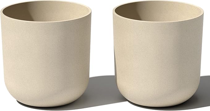 Veradek Round Lima Plastic Planter Pots