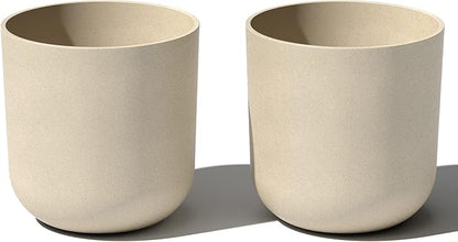 Veradek Round Lima Plastic Planter Pots