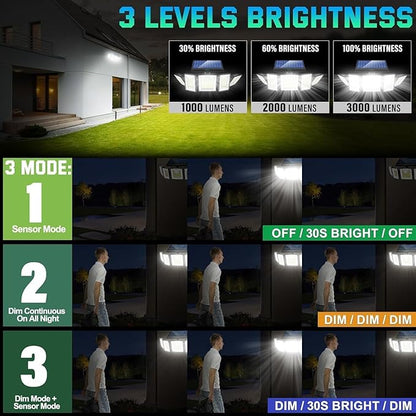 Solar Lights Outdoor Waterproof Motion Sensor