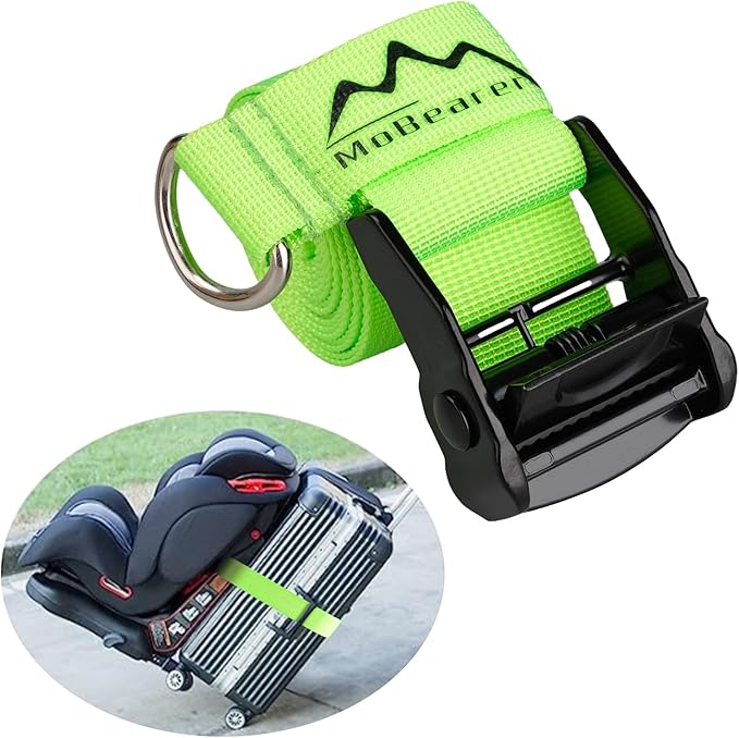 Car Seat Travel Belt to Suitcase,Car Seat Travel Strap to Convert Kid Car Seat and Carry-on Luggage into an Airport Car Seat Stroller,Safe Travel Solution for Transport