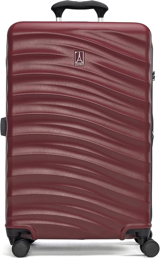 Travelpro Maxlite Air V2 Hardside Expandable Checked Luggage, 8 Spinner Wheels, Lightweight Hard Shell Suitcase, TSA lock, Cabernet, Checked Medium 25-Inch