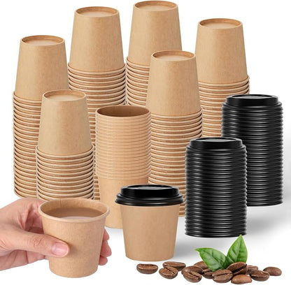 100 Sets 6 oz Disposable Espresso Cup