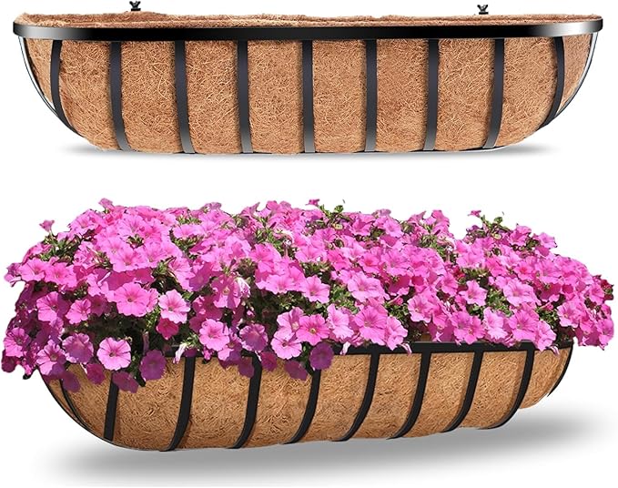 2pcs 30' Planter, Metal Window Box