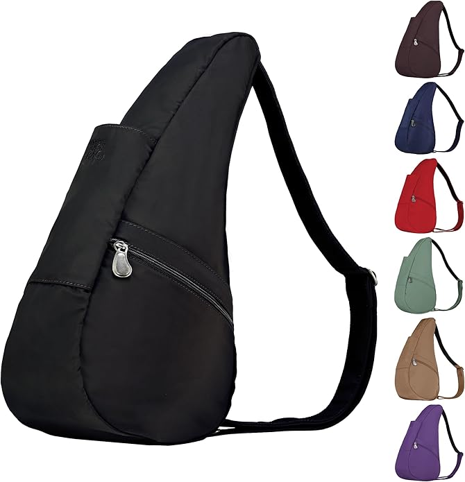 AmeriBag 17" Microfiber Crossbody Sling Healthy Back Bag
