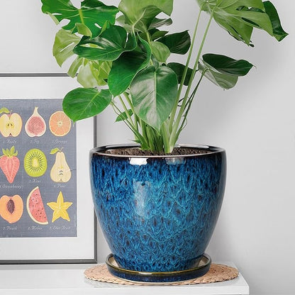 8 Inch Ceramic Planter Pot