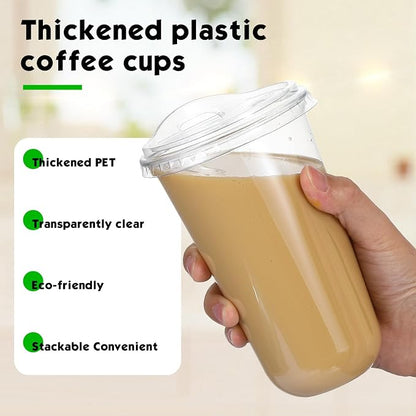 Baderke Clear Plastic Cups
