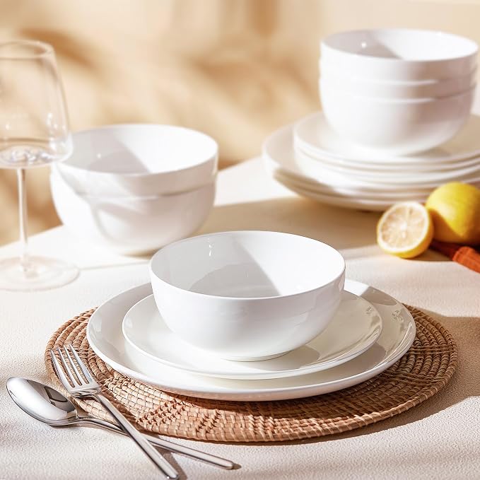 12-Piece Bone China Dinnerware Set