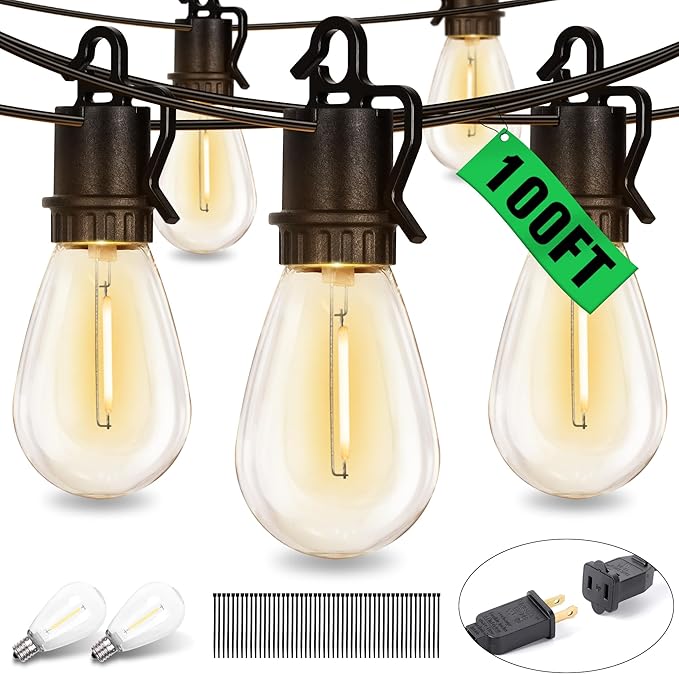 100FT Outdoor String Lights