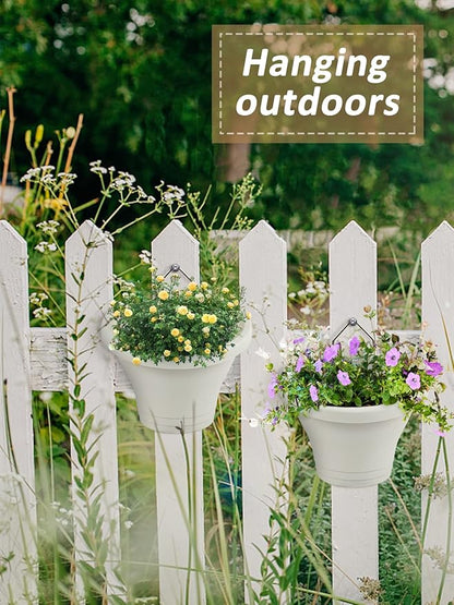 MADHOLLY 6Pcs Vertical Hanging Planters