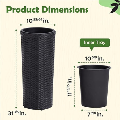 Idzo All Weather Wicker Planters
