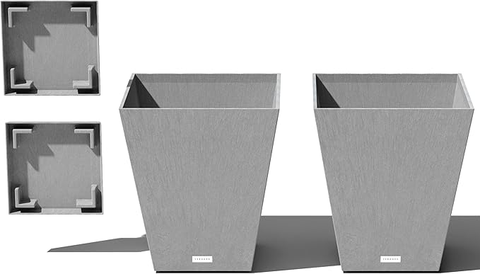Veradek Nobleton Indoor/Outdoor Wide Square Planter