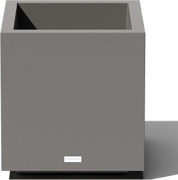 Veradek Block Series Cube Plastic Planter