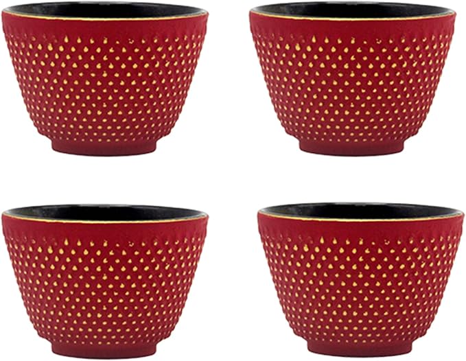 Japanese Cast Iron Tea Cups, Small and Heavy Teacups