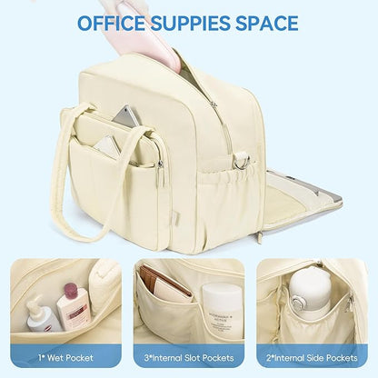 CLUCI Gym Bag for Women, Travel Duffle Bag Carry on Weekender Bags Puffer Tote Bag