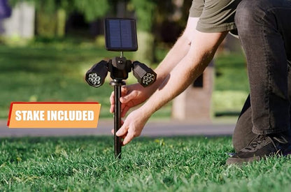 Bell+Howell Bionic Spotlight Duo Deluxe Solar Lights: Effortless Outdoor
