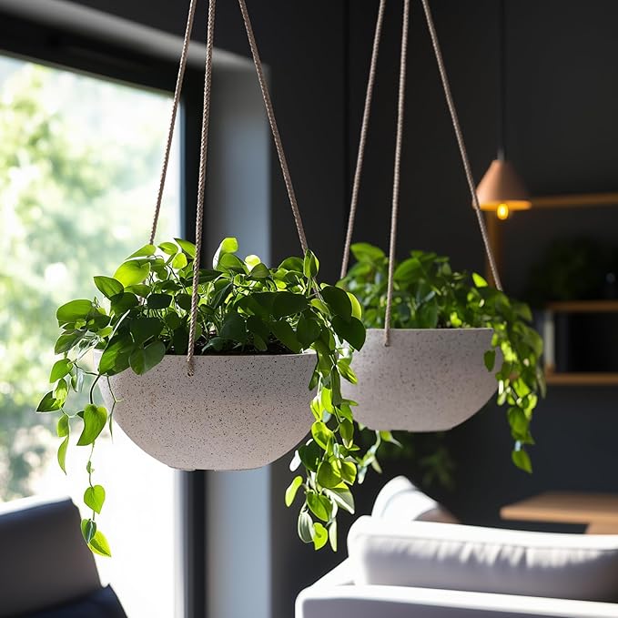 LA Jolie Muse Hanging Planters for Indoor Plants