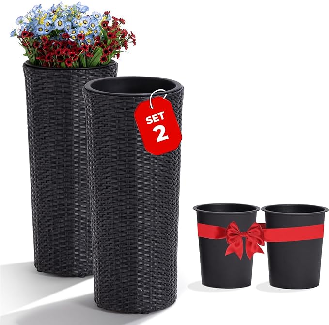 Idzo All Weather Wicker Planters