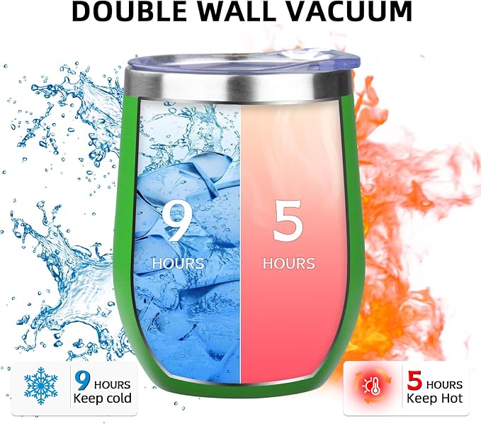 12oz/4 Pack Wine Tumbler Glasses