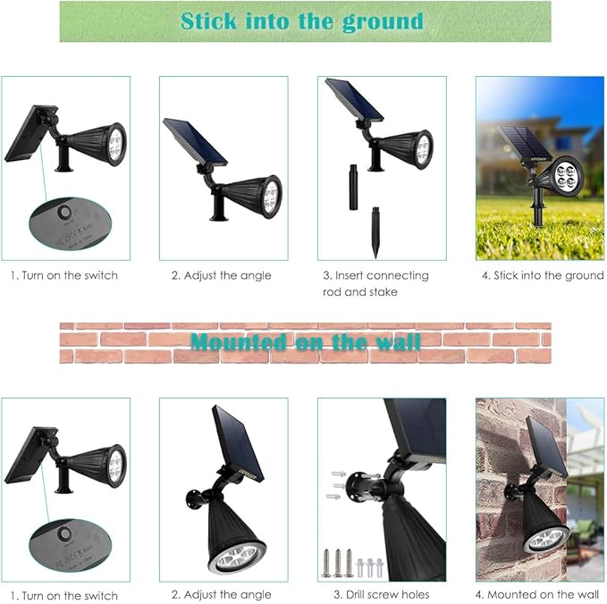 URPOWER Solar Spot Lights
