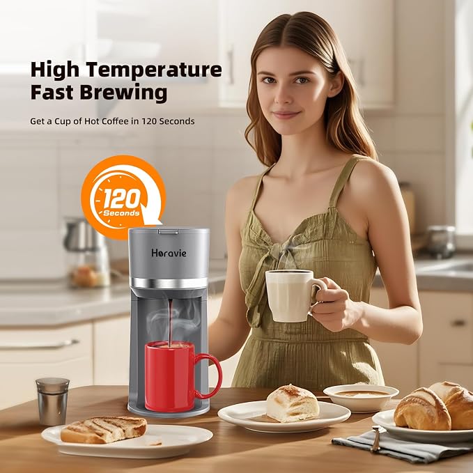 Horavie Mini Single Serve Coffee Maker