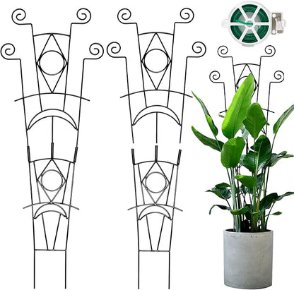 Stackable Metal Trellis for Climbing Plants Outdoor & Indoor