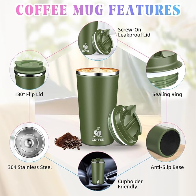 17oz Insulated Travel Coffee Mug