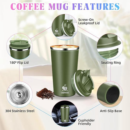 17oz Insulated Travel Coffee Mug