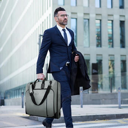 Noozion Garment Bag for Travel Large Carry On Suit Bag Hanging Travel Suit Bags Waterproof Suitcase Luggage Bag for Men Women Business Trips with Shoulder Strap