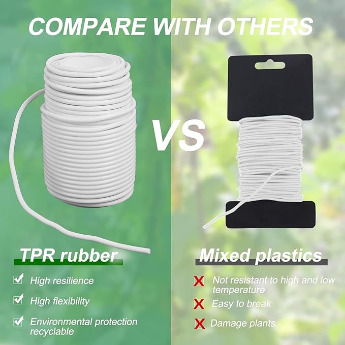 Decoroca Soft Plant Ties for Support