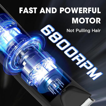 RESUXI Manscape Ball Trimmer for Men,Body& Pubic Hair Trimmer and Groin Hair Shaver, Bikini Trimmer Women,Smooth Shaving, Lightweight with Travel Lock, IPX7 Waterproof Wet/Dry Shaving, LED Display