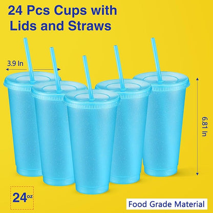 Amyhill 24 Pcs Reusable Cups