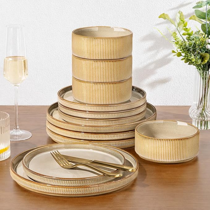 GBHOME Stoneware Dinnerware Sets