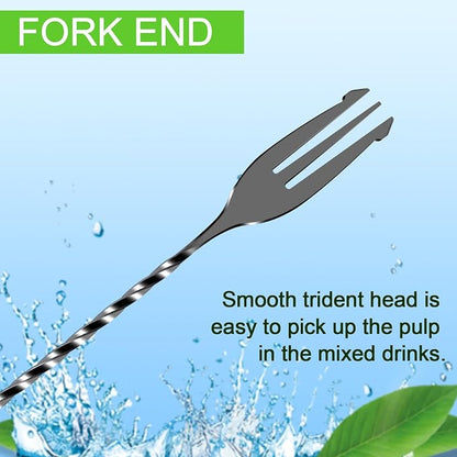 Bar Spoon Cocktail Mixing Stirrers, 12”