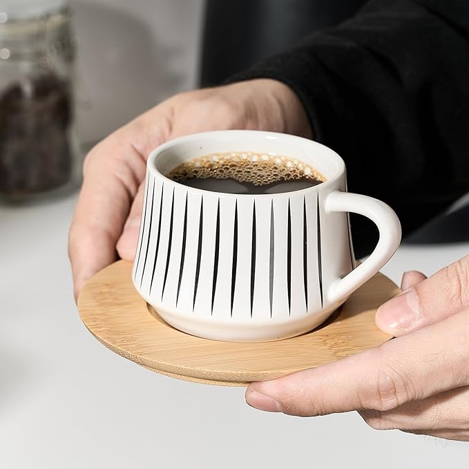 LUKA Ceramic Coffee Espresso Cups
