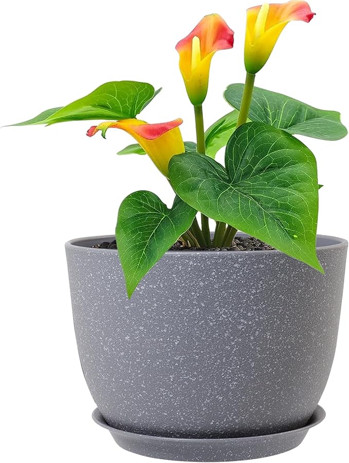 Plant Pots 12 inch, Plastic Planters