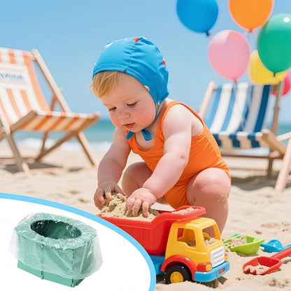 Travel Potty,Portable Potty Seat Foldable Travel Training Toilet Seat,Foldable Toilet for Outdoor Camping (Pink)