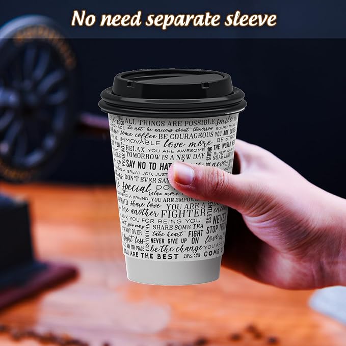 SPRINGPACK Disposable Paper Coffee Cups
